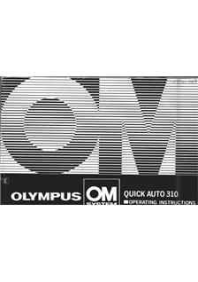 Olympus 310 manual. Camera Instructions.